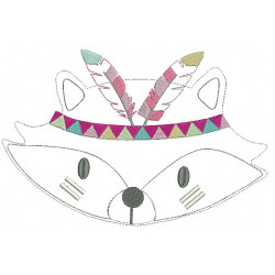 Stickserie - Federtiere Federdachs Appli